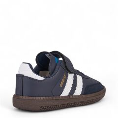 Çocuk Günlük Cırtlı Lastikli  Sneaker Spor Ayakkabı Okul Ayakkabısı Lacivert - 35