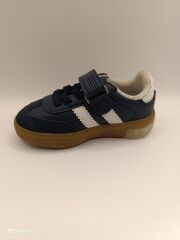 Bebe Samba Işıklı Cırtlı Sneaker Spor Ayakkabı Lacivert - 22