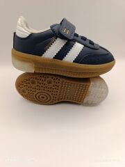 Bebe Samba Işıklı Cırtlı Sneaker Spor Ayakkabı Lacivert - 25