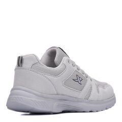 Unisex Siyah Beyaz Günlük Rahat Yürüyüş Ayakkabısı File Detaylı Sneaker Spor Ayakkabı Buz - 37