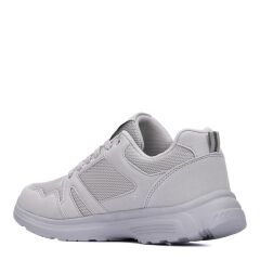 Unisex Siyah Beyaz Günlük Rahat Yürüyüş Ayakkabısı File Detaylı Sneaker Spor Ayakkabı Buz - 38