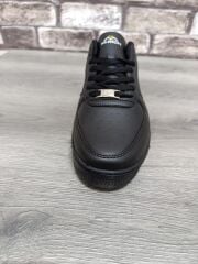 Unisex Günlük Ortopedik Esnek Taban Bağcıklı Spor Ayakkabı Ergonomik Rahat Nefes Alabilen Siyah - 42