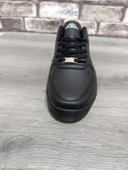 Unisex Günlük Ortopedik Esnek Taban Bağcıklı Spor Ayakkabı Ergonomik Rahat Nefes Alabilen Siyah - 43