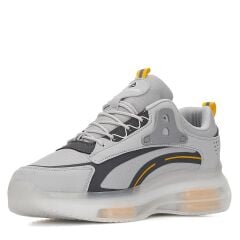 Su Geçirmez Air-Cooled Memory Foam Sneaker  Balon Taban Çok Rahat Spor Ayakkabı Buz-Füme-Sarı - 43