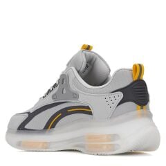 Su Geçirmez Air-Cooled Memory Foam Sneaker  Balon Taban Çok Rahat Spor Ayakkabı Buz-Füme-Sarı - 43