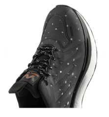 Su Geçirmez Air-Cooled Memory Foam Sneaker  Balon Taban Çok Rahat Spor Ayakkabı Siyah - 41