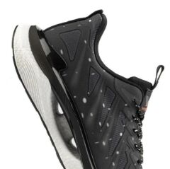 Su Geçirmez Air-Cooled Memory Foam Sneaker  Balon Taban Çok Rahat Spor Ayakkabı Siyah - 41