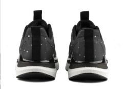 Su Geçirmez Air-Cooled Memory Foam Sneaker  Balon Taban Çok Rahat Spor Ayakkabı Siyah - 42