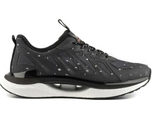 Su Geçirmez Air-Cooled Memory Foam Sneaker  Balon Taban Çok Rahat Spor Ayakkabı Siyah - 44