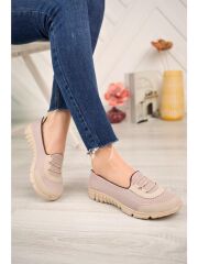 Kadın Fileli Yazlık Spor Babet Ten - 40