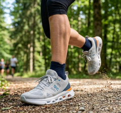 Günlük Rahat Triko Spor Yürüyüş Ayakkabısı Sneaker Spor Ayakkabı Lacivert Gri - 44