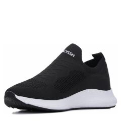 Günlük Kadın Erkek  Unisex Sneaker Triko Nefes Alabilen Yürüyüş Bağcıksız Esnek  Spor Ayakkabı Siyah - Beyaz - 36