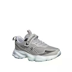 Çocuk Günlük  Yumuşak Rahat Taban Cırt Bantlı Spor Ayakkabı Sneaker Buz Beyaz - 32