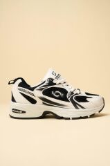 Kadın, Erkek, Unisex  Triko Günlük Yürüyüş Spor Ayakkabısı,Sneaker Siyah - Beyaz - 36