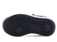 Bebek Günlük  Işıklı Yumuşak Rahat Taban Cırt Bantlı Spor Ayakkabı Sneaker Siyah - Beyaz - 22