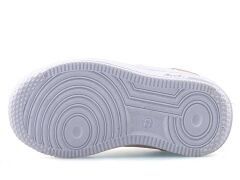 Bebek Günlük  Işıklı Yumuşak Rahat Taban Cırt Bantlı Spor Ayakkabı Sneaker Beyaz Pudra - 23
