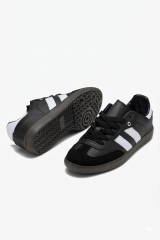Ortopedik Taban Üst Kalite Günlük Sneaker Spor Ayakkabı Siyah - Beyaz - 40