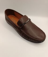 İçi Dışı Hakiki Deri Erkek Günlük Loafer Ayakkabı Rahat Taban