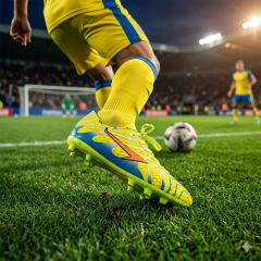 Krampon Futbol Ayakkabısı Sarı - 40