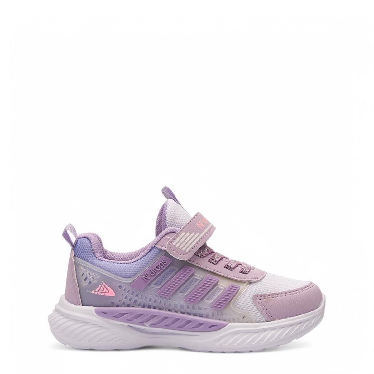 Çocuk Günlük Fileli Sneakers Spor Ayakkabı Okul Ayakkabısı Lila - 30