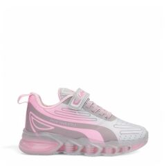 Çocuk Günlük Su İtici Şeffaf Taban Sneaker Spor Ayakkabı Okul Ayakkabısı Buz-Pembe - 32