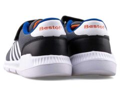 Çocuk Günlük Cırtlı Lastikli Fileli Sneaker Spor Ayakkabı Okul Ayakkabısı Füme - 35