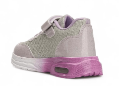 Bebe Işıklı Cırtlı Sneaker Spor Ayakkabı Lila - 24